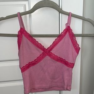 Garage Pink Lace Cami